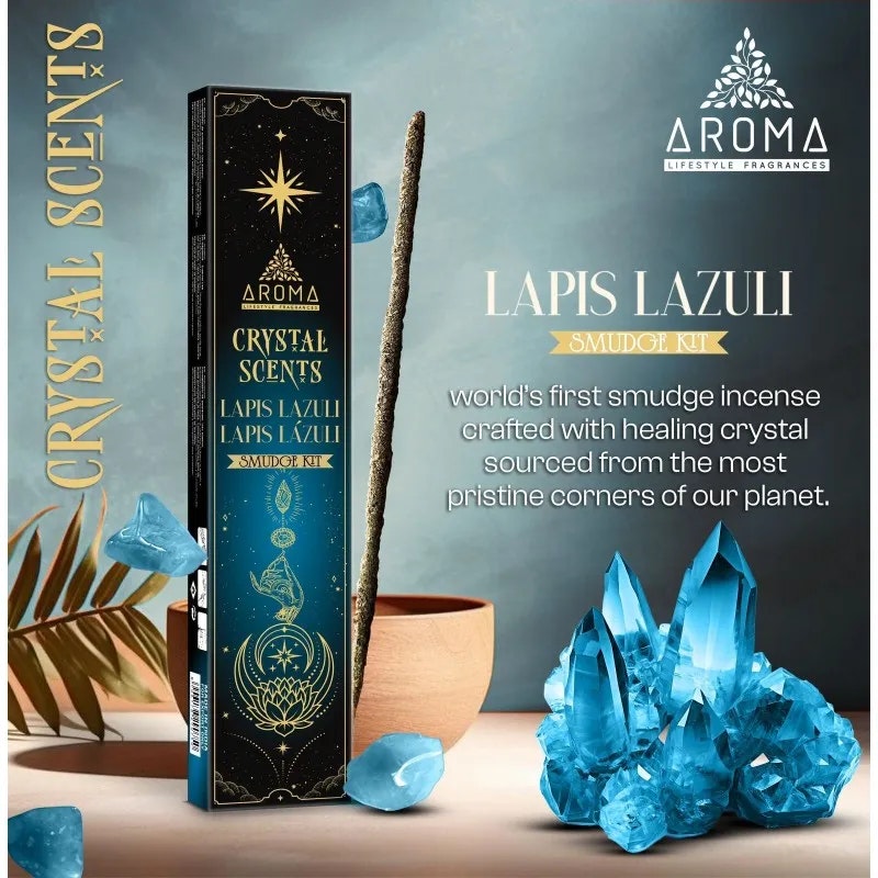 Aroma - Crystal Scents Lapis Lazuli, rökelsepinnar