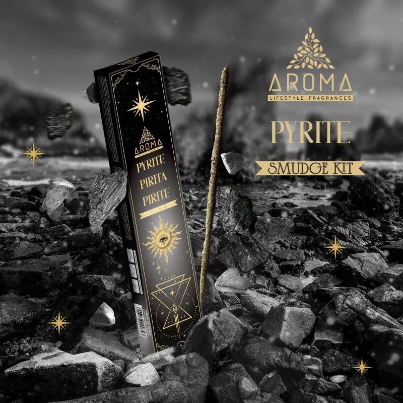 Aroma - Crystal Scents Pyrit, rökelsepinnar