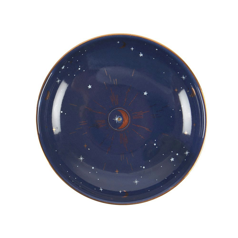 Rökelsehållare i keramik Moon & Stars