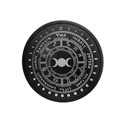 Pendelbräda mangoträ, Wheel Of The Year svart/silver