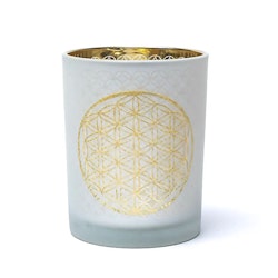 Ljuslykta stor frostat glas, Flower Of Life
