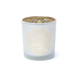 Ljuslykta liten frostat glas, Flower Of Life