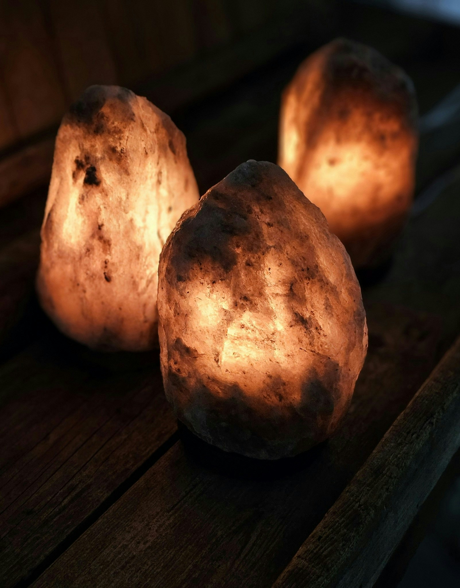 Himalaya Saltkristall, lampa svart -50% **B-kvalité** skada/annat