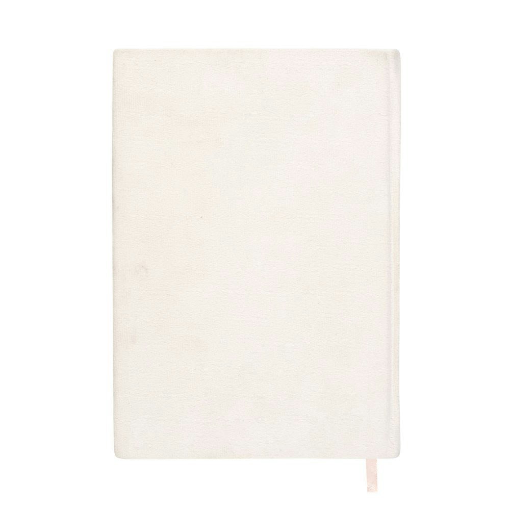 Journal, Månfaser vit sammet A5