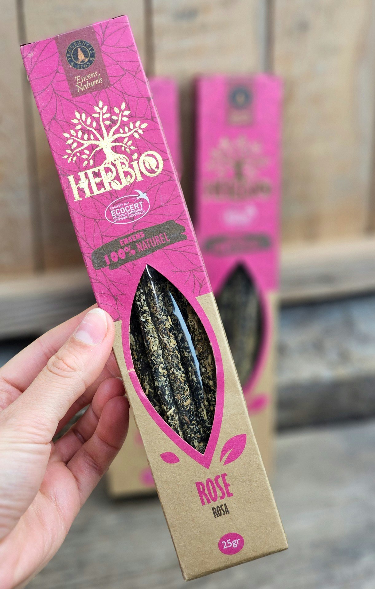 Herbio - Rose, rökelsepinnar