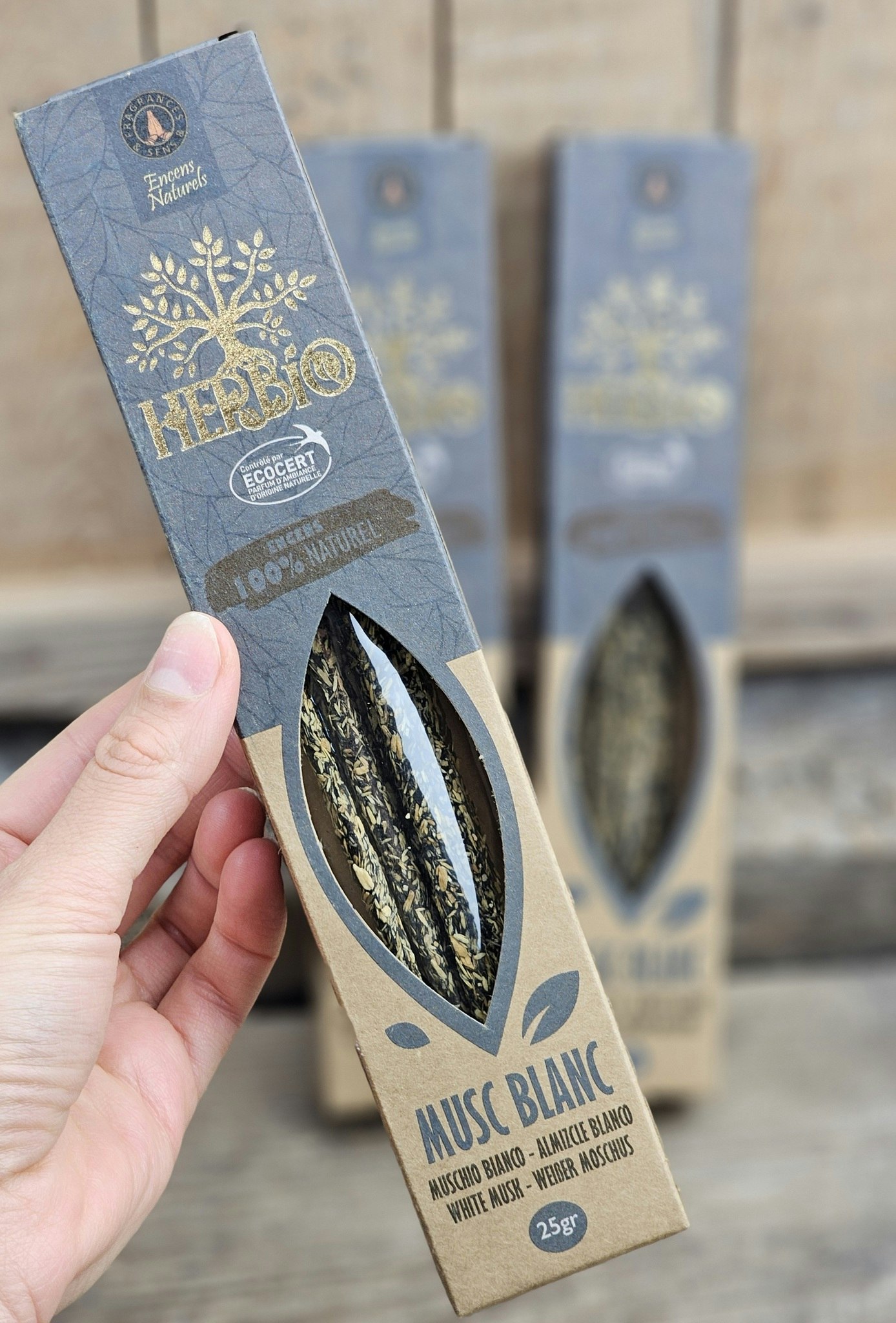 Herbio - White musk, rökelsepinnar