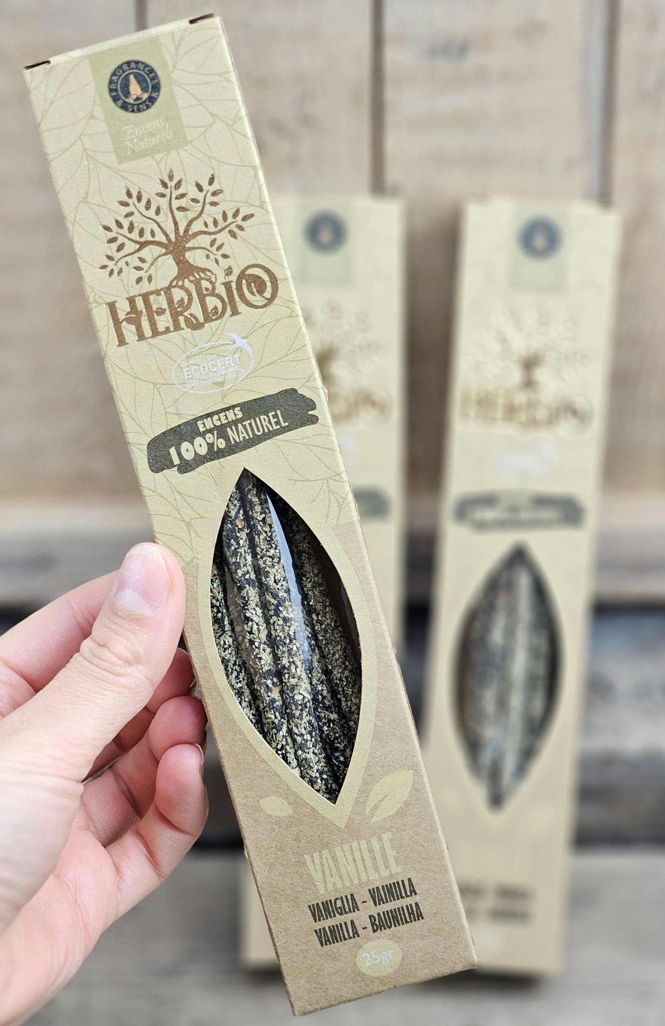 Herbio - Vanilla, rökelsepinnar