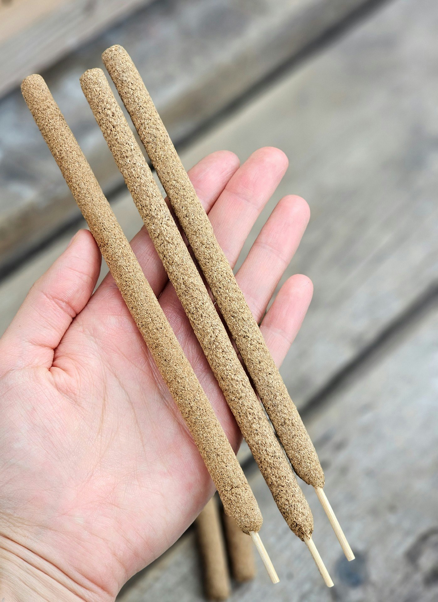 Palo Santo (Heligt trä), naturliga rökelsepinnar extra stora 3-pack