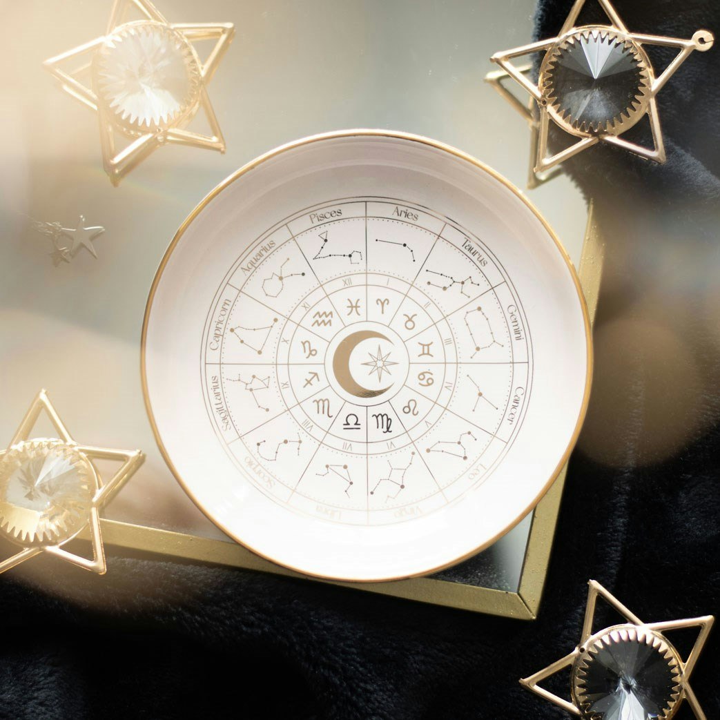 Fat i keramik, Astrology off-white