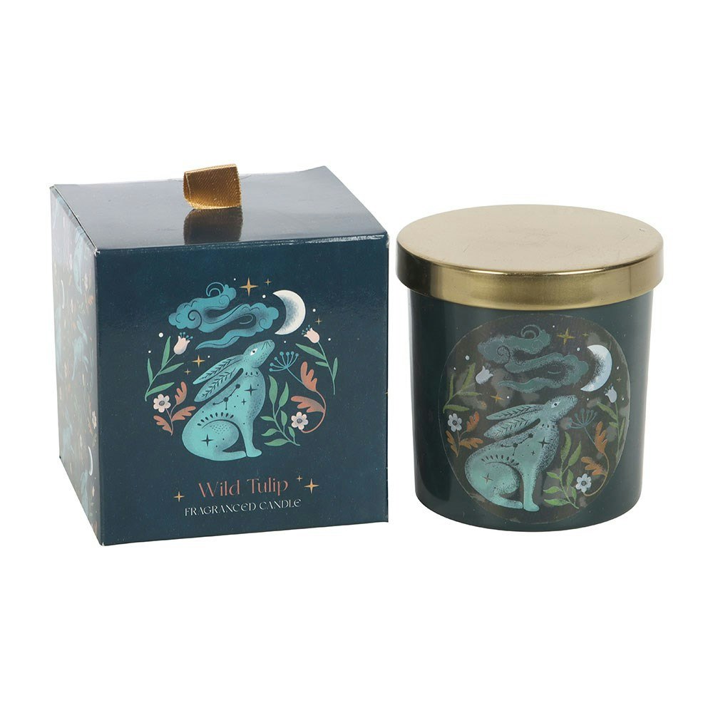 Elements - Midnight Hare & Wild Tulip, doftljus 25h