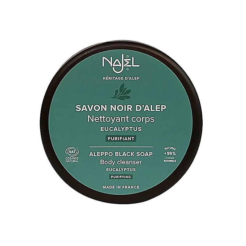 Najel - Svart Aleppotvål med Eukalyptus orientalisk skrubb