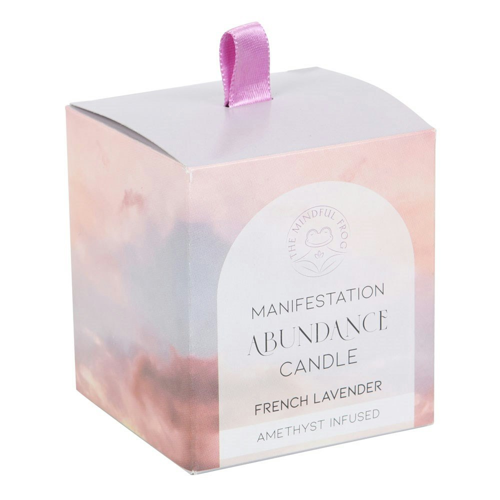 Abundance - French Lavender, doftljus för manifestation med Ametist 25h