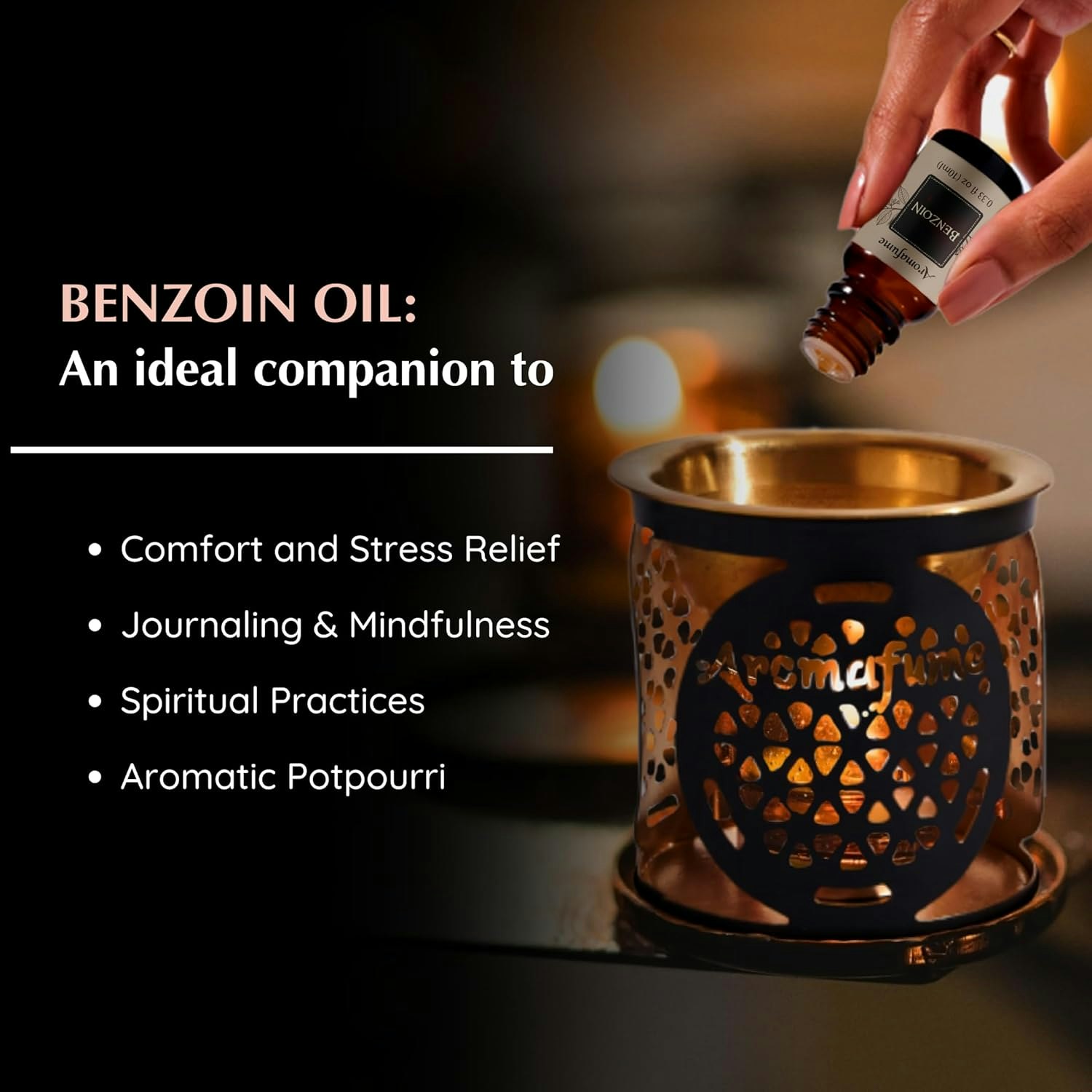 Aromafume - Benzoin, Eterisk olja Aromaterapi
