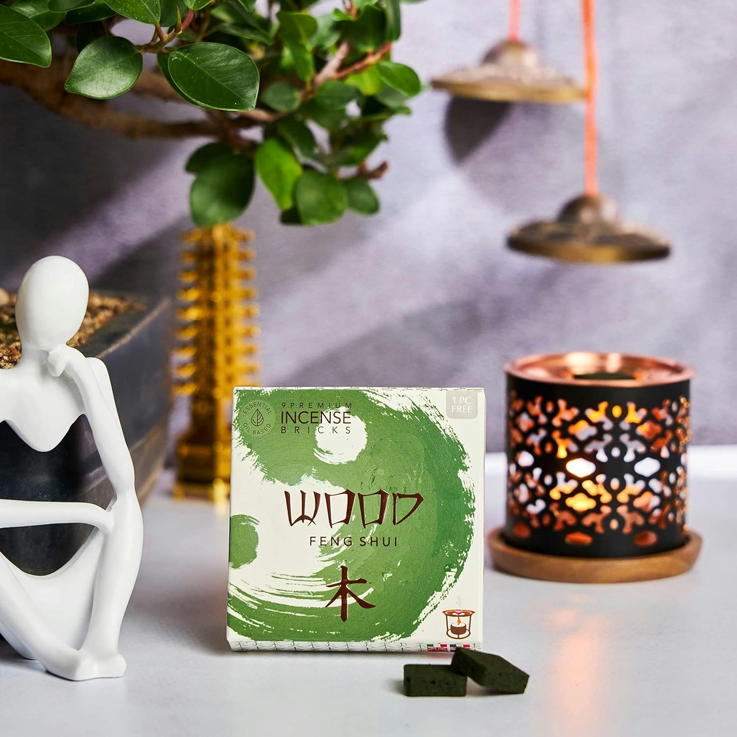 Aromafume - Feng shui Wood, rökelsebrickor