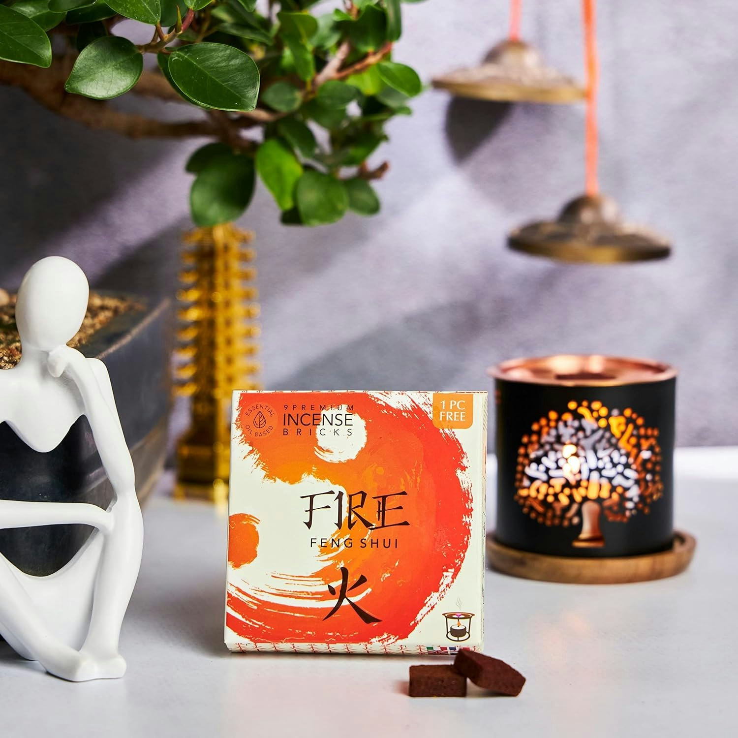 Aromafume - Feng shui Fire, rökelsebrickor