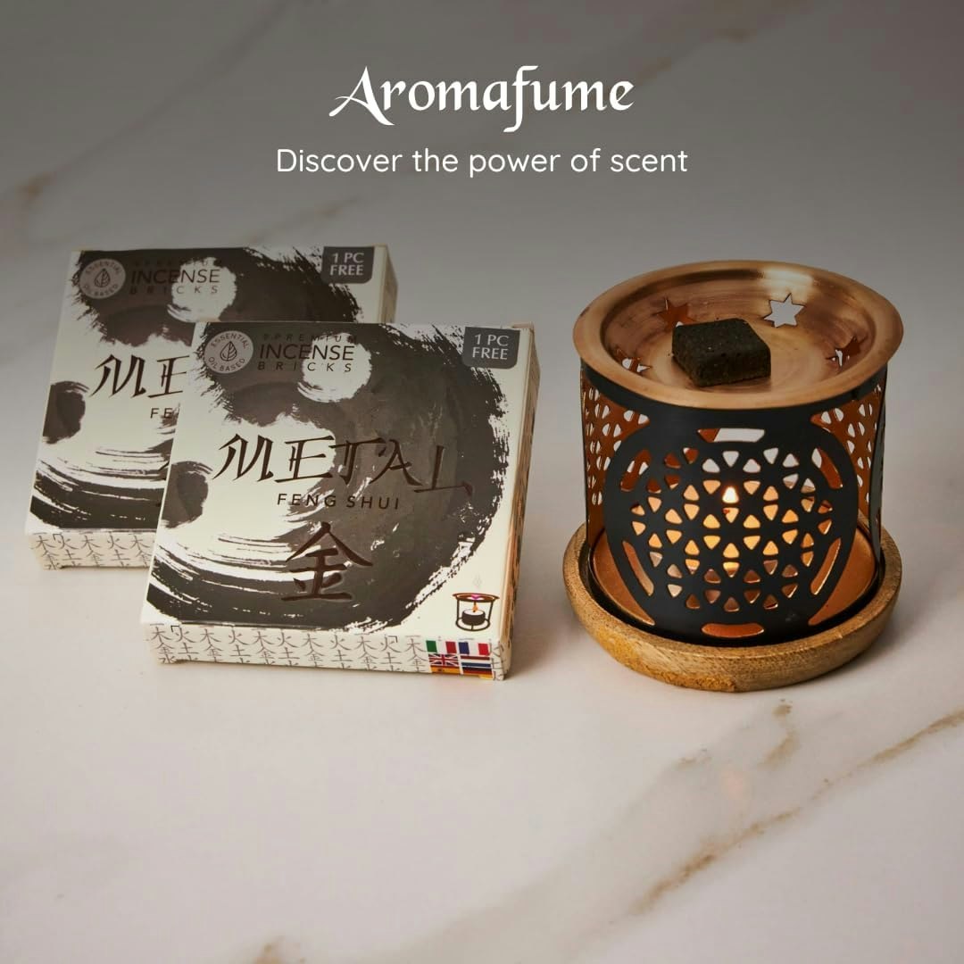 Aromafume - Feng shui Metal, rökelsebrickor