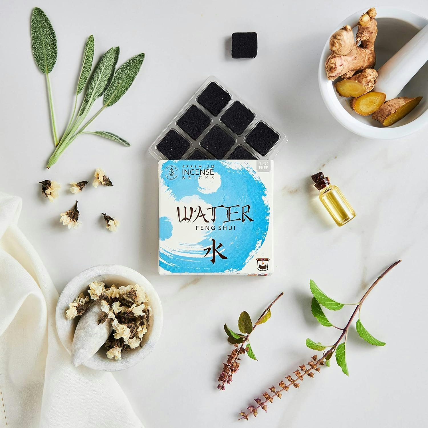 Aromafume - Feng shui Water, rökelsebrickor