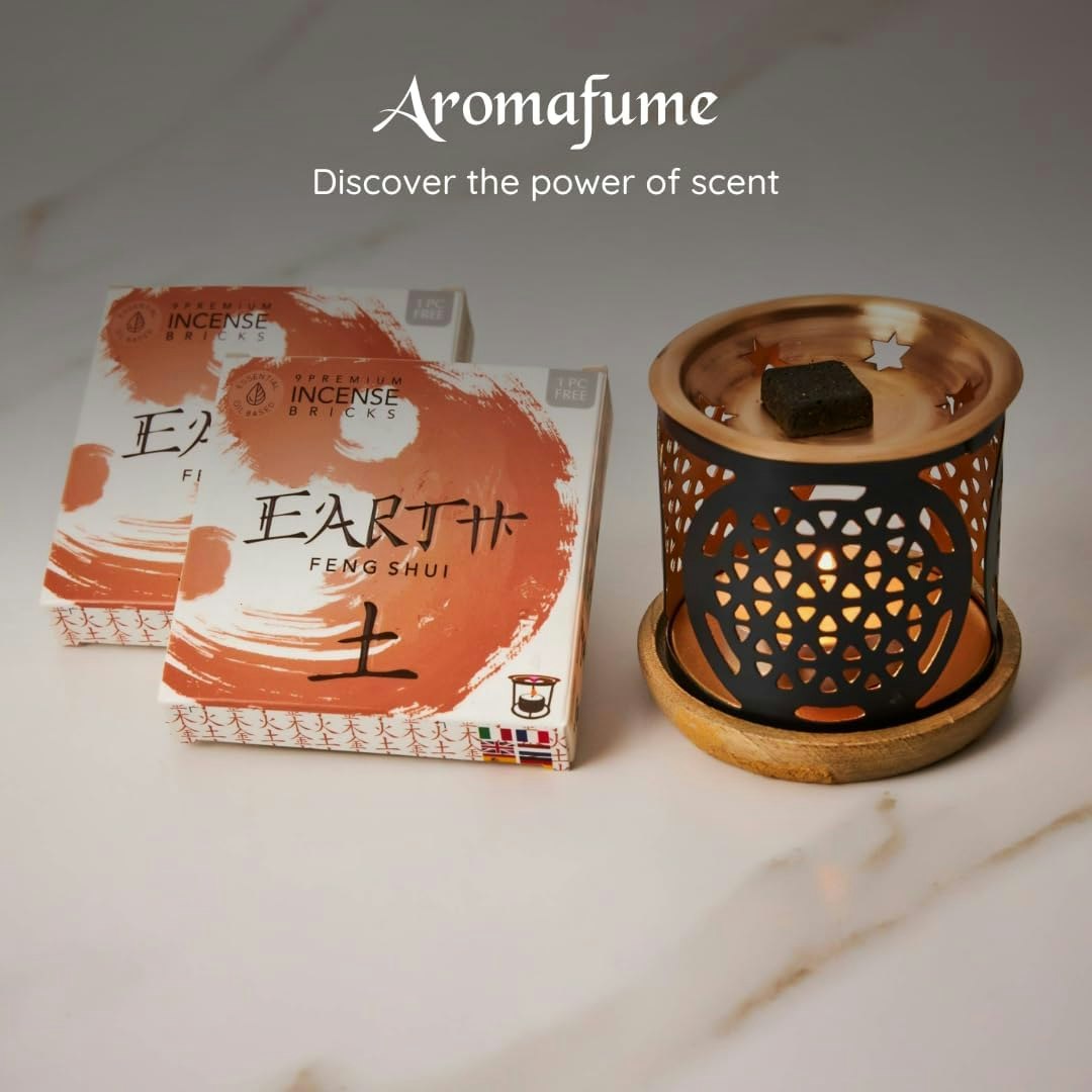 Aromafume - Feng shui Earth, rökelsebrickor