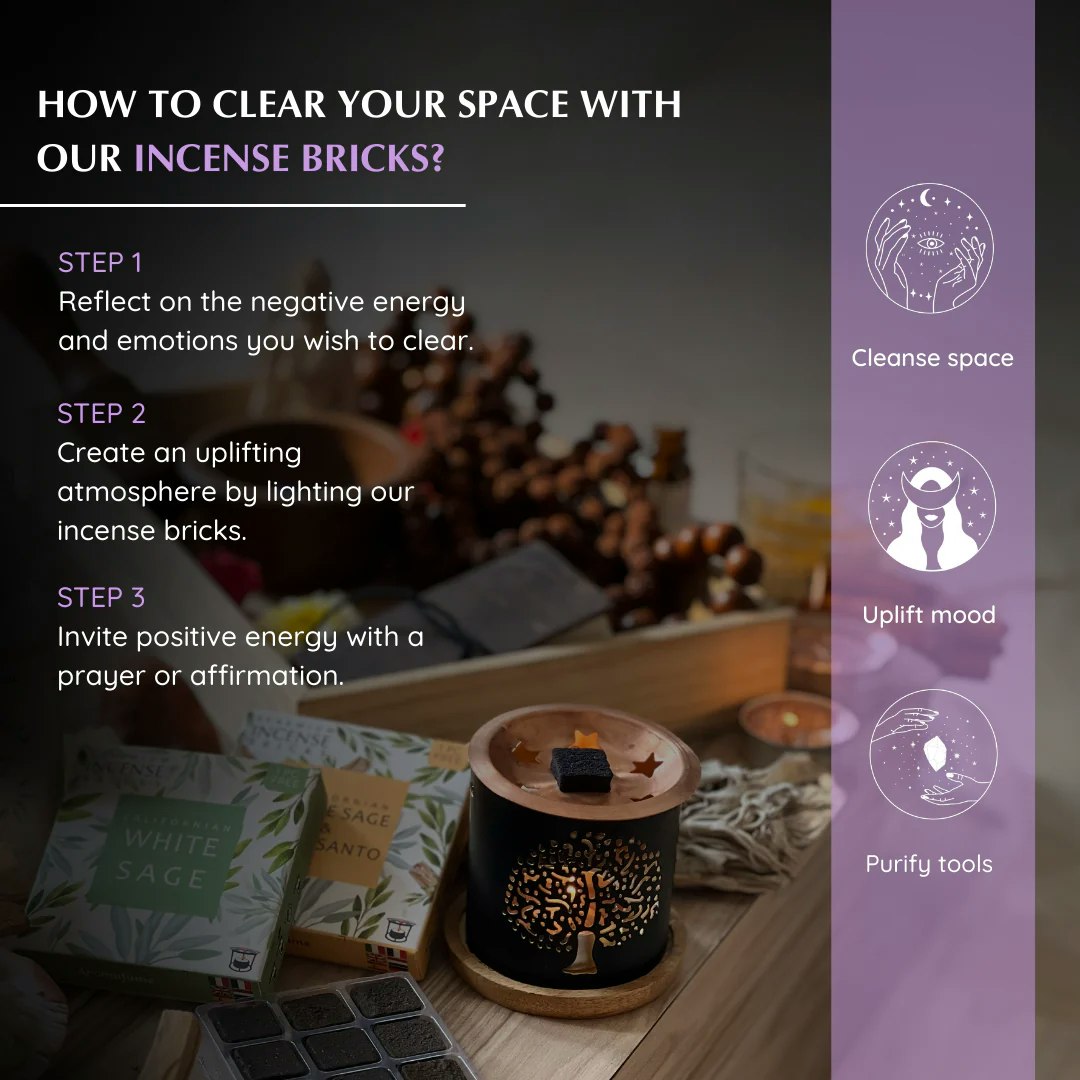 Aromafume - White Sage & Lavender, rökelsebrickor