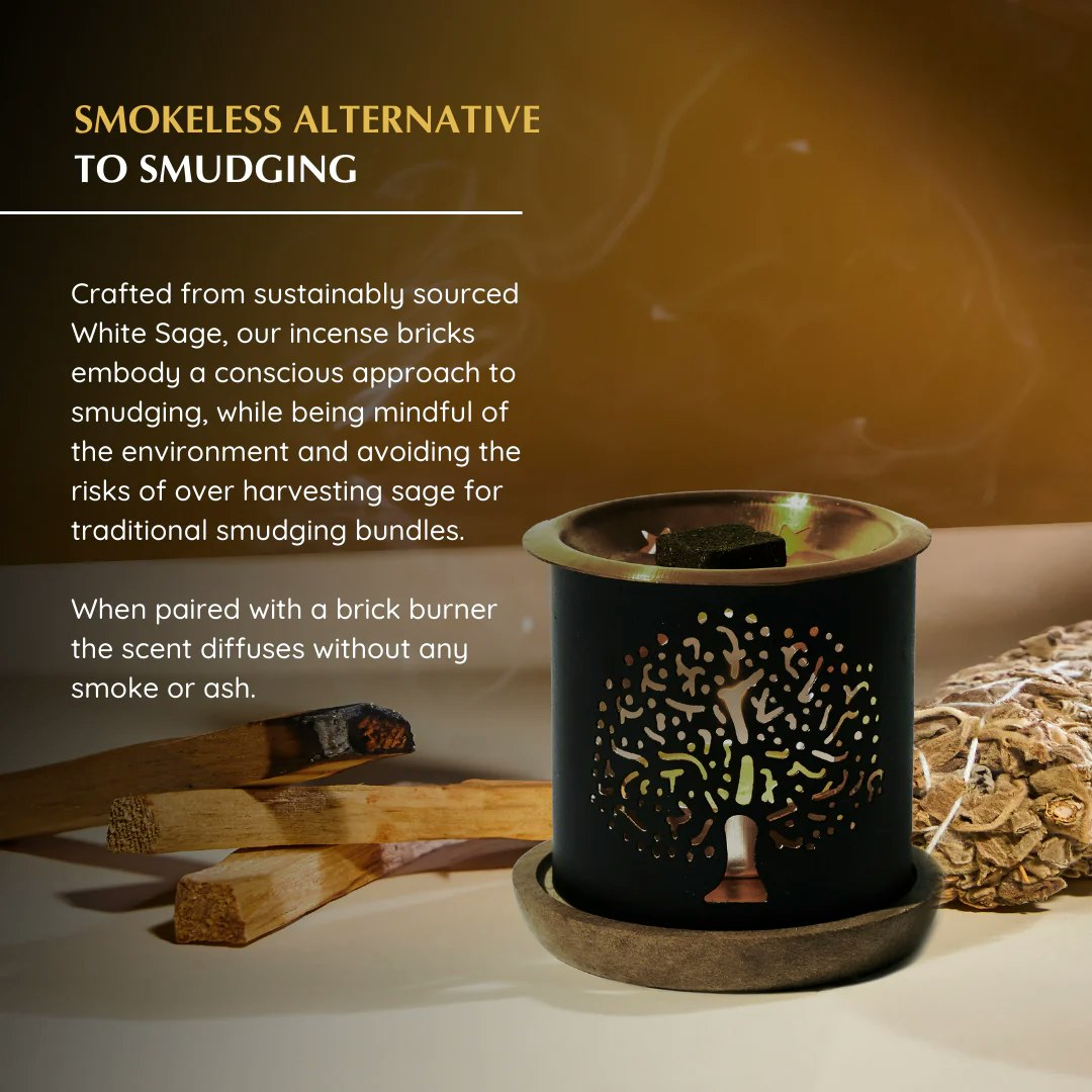 Aromafume - White Sage & Palo Santo, rökelsebrickor
