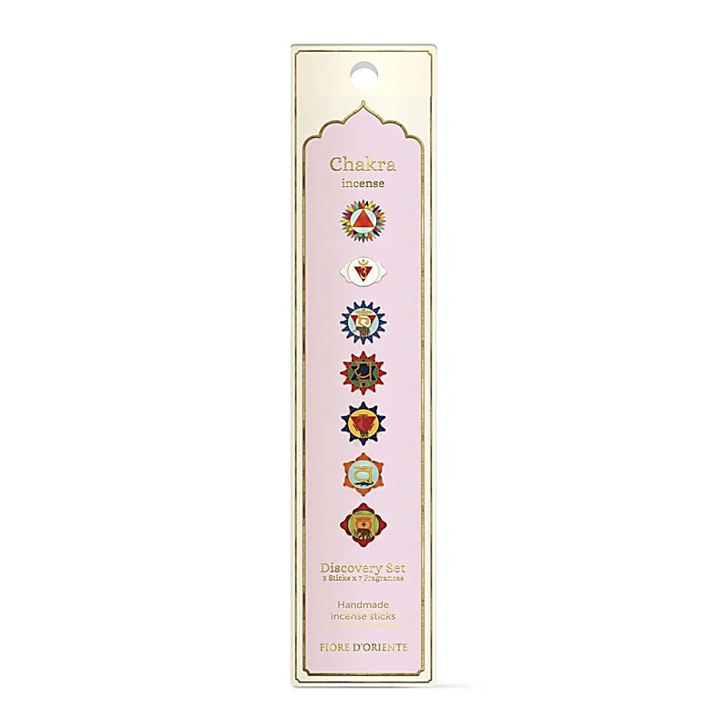 Fiore D'Oriente - 7 Chakra set (complete), rökelsepinnar