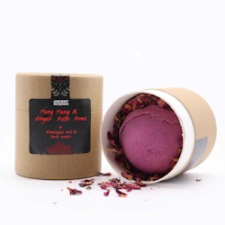 Ancient Wisdom - Ylang Ylang & Ingefära, Badbomb, badsalt & blomblad kit