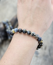Oceanjaspis extra, armband 8mm runda pärlor