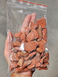 Röd Jaspis, rå -40% fynd små storpack 250 gram