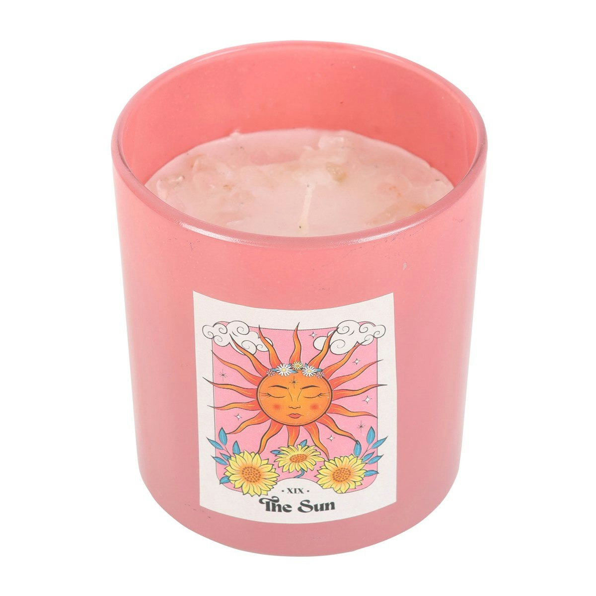 The Sun - Grapefruit, doftljus med Rosenkvarts 25h