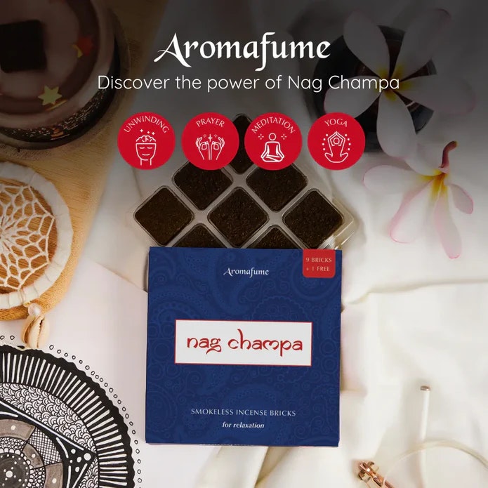 Aromafume - Nag Champa, rökelsebrickor