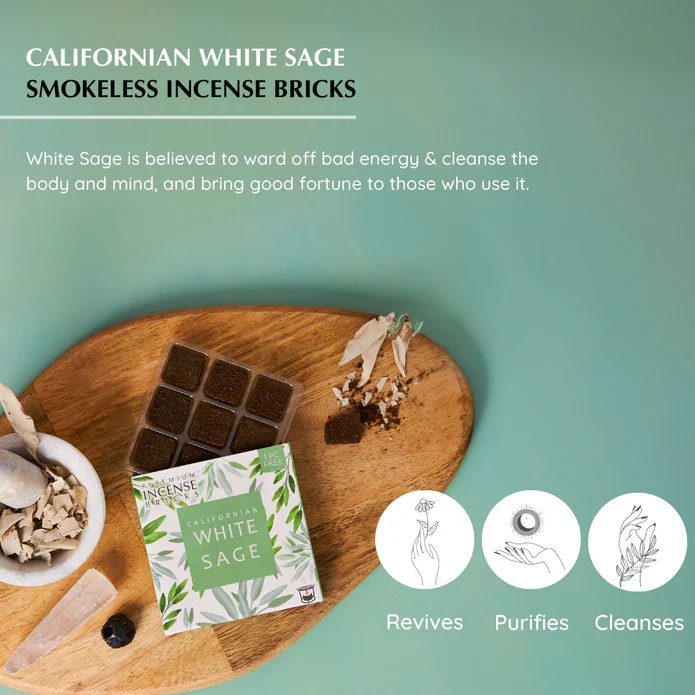 Aromafume - White Sage, rökelsebrickor