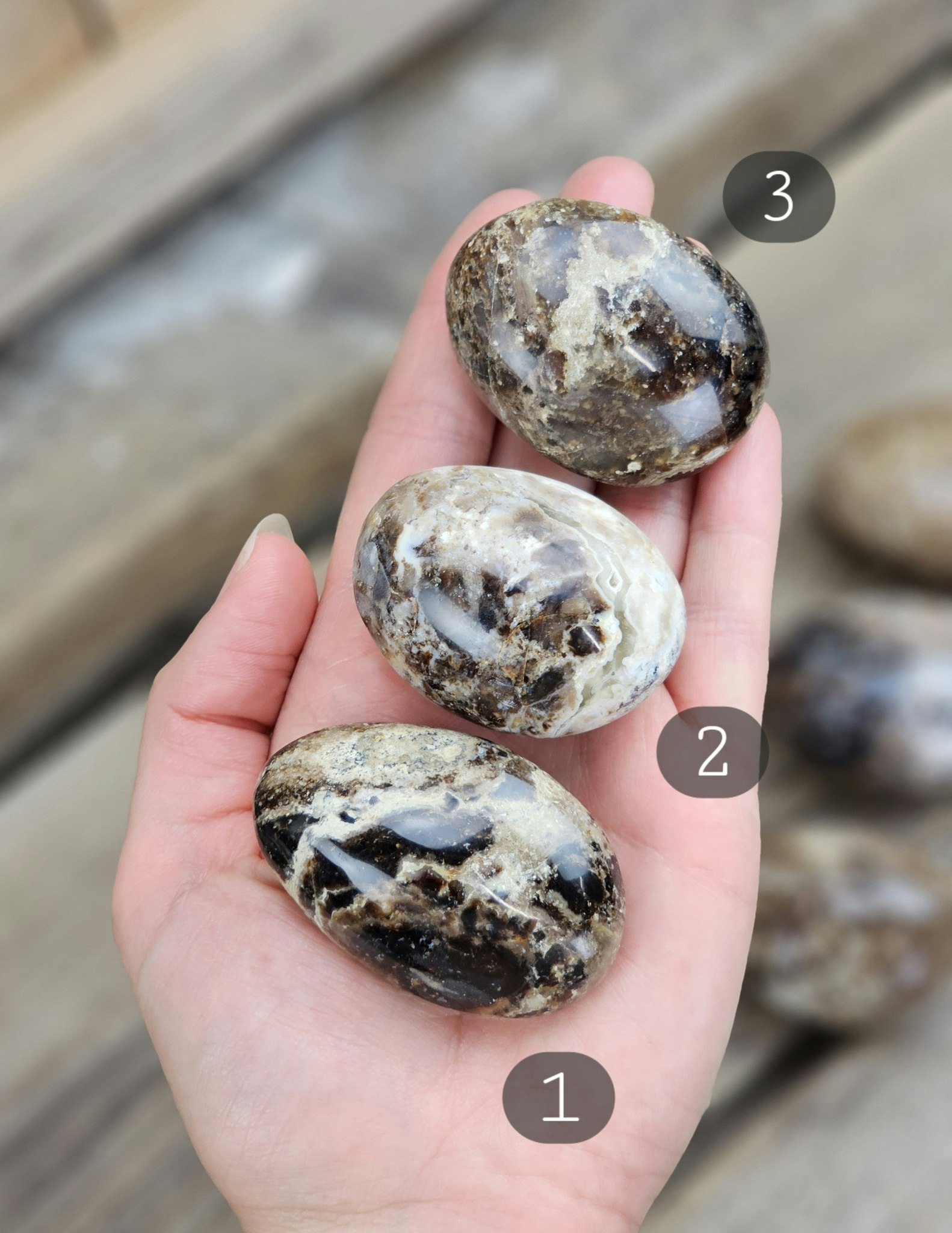 Svart Opal, touchstone #1-6