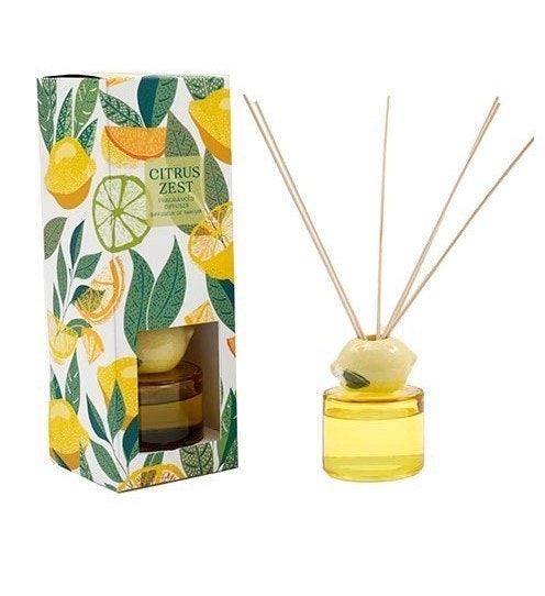 Citrus Diffuser med Citron, doftpinnar