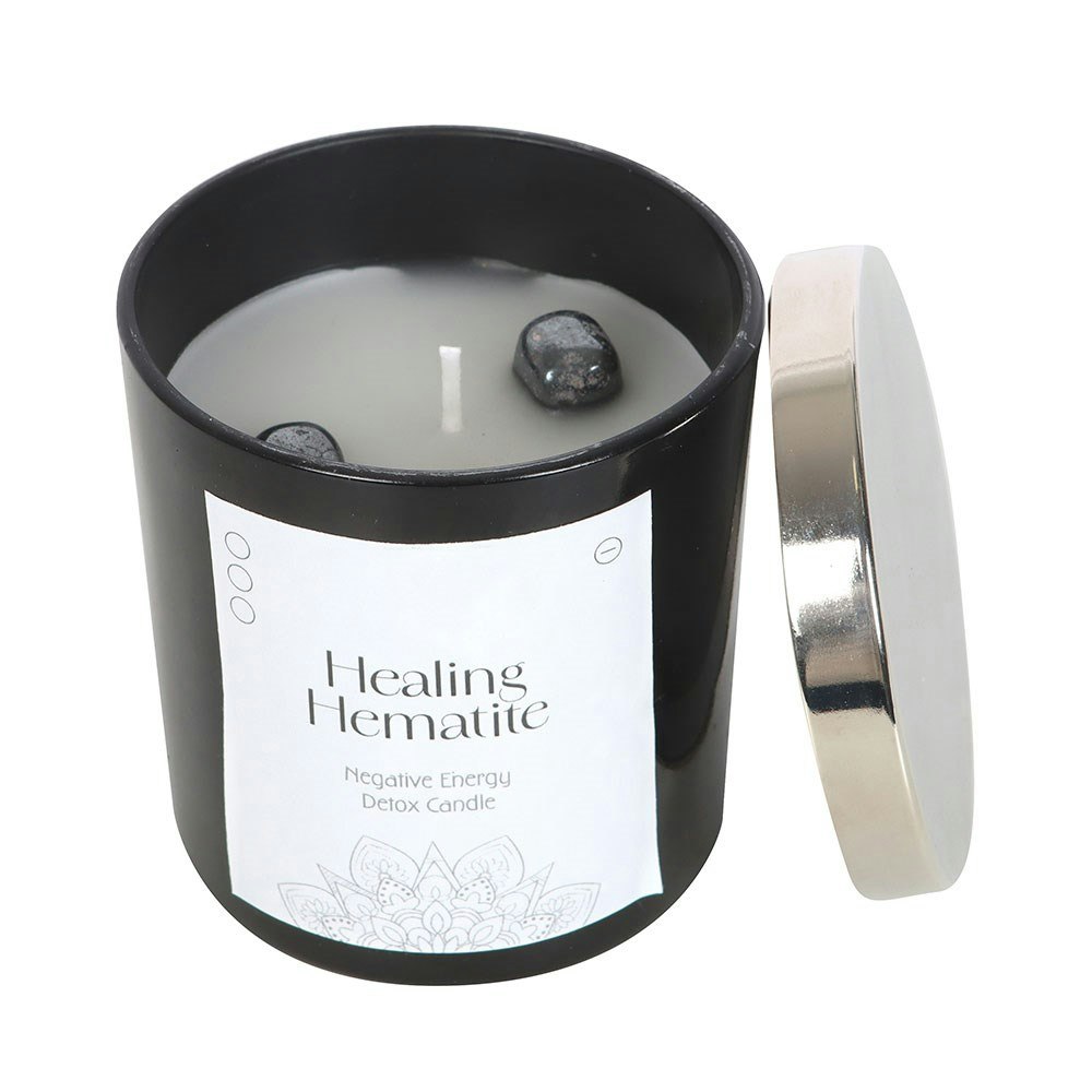 Healing Hematite - Kristallljus med Hematit 18h