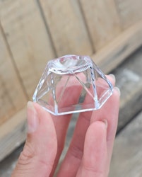 Klotställ, transparent diamant