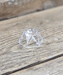 Klotställ, transparent diamant