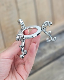 Klotställ elegant, silver stor