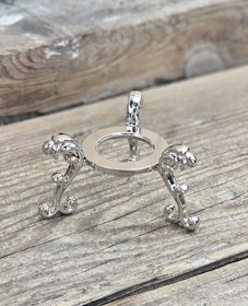 Klotställ elegant, silver stor