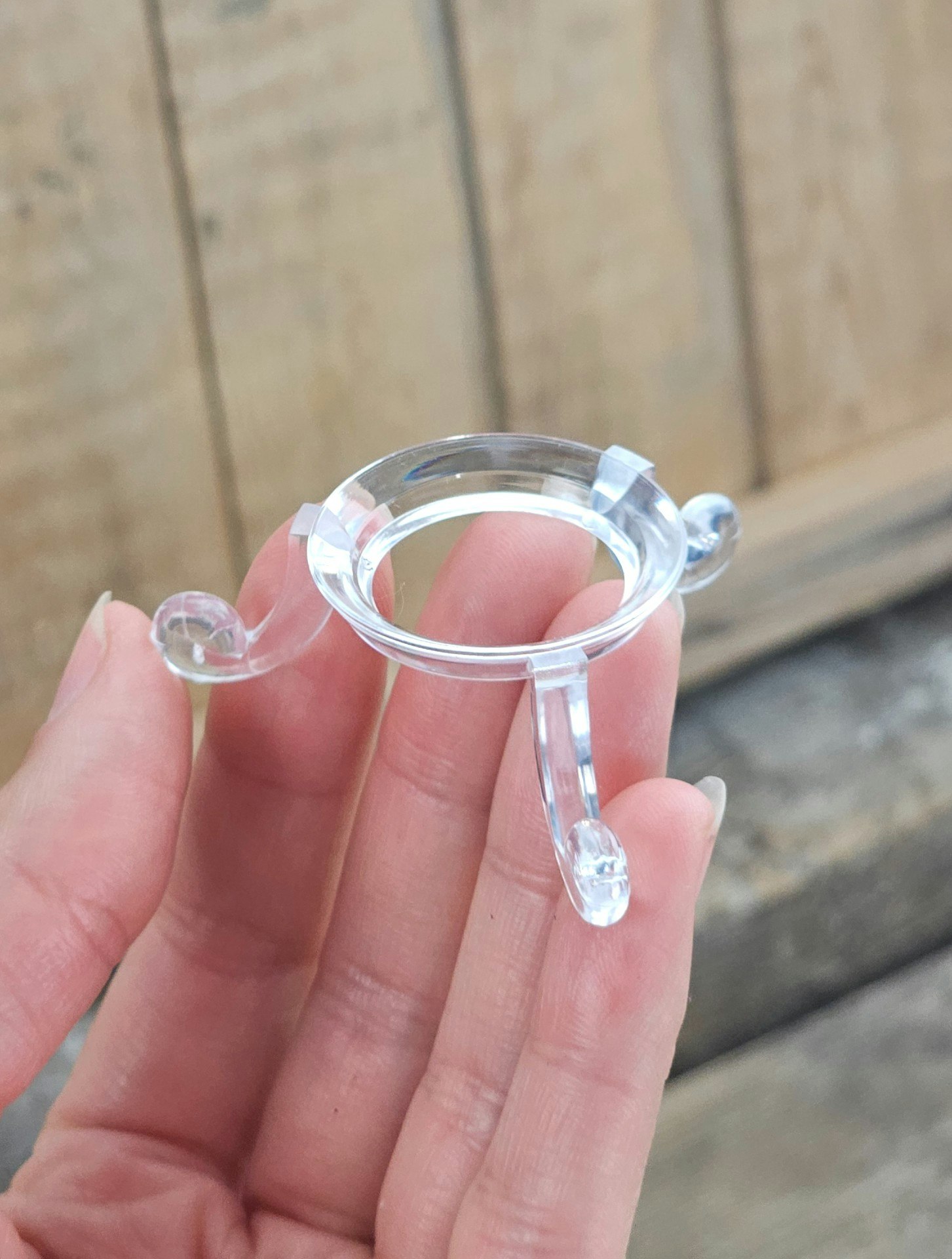 Klotställ, transparent