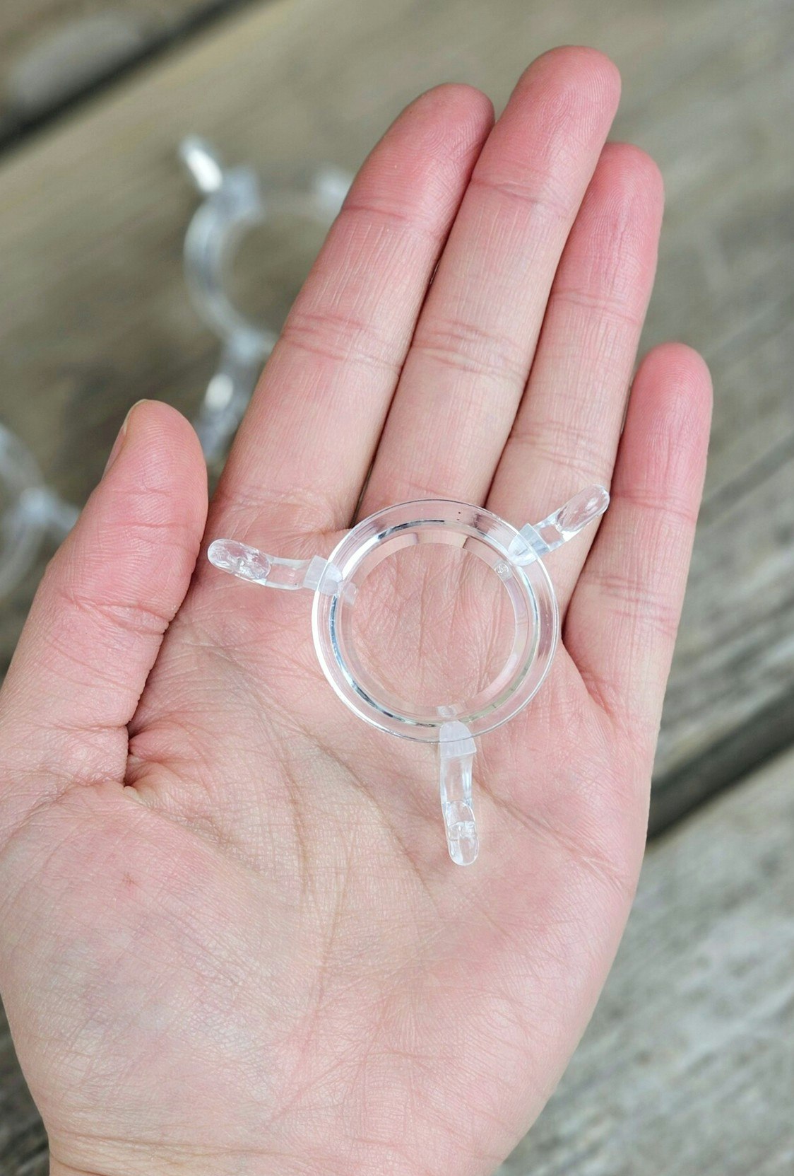 Klotställ, transparent