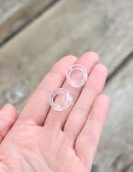 Klotställ, transparent mini 2-pack