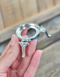 Klotställ, silver stor