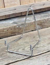 Metallställning för kristaller/fossiler, mellan silver