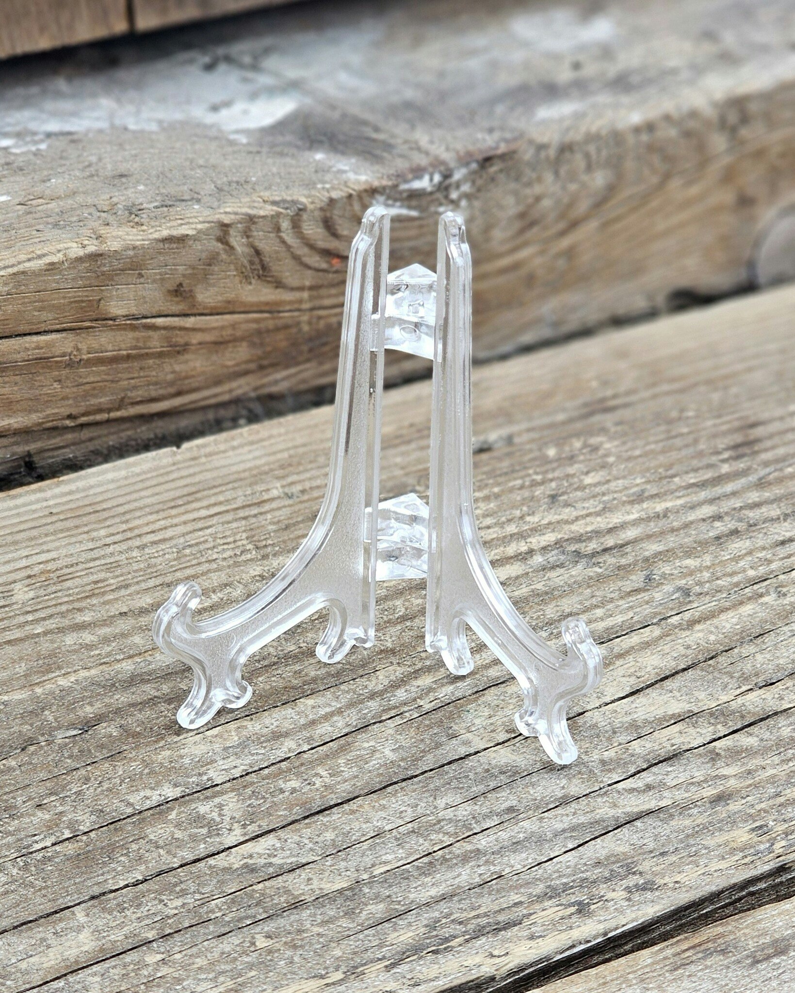 Plastställ transparent, liten