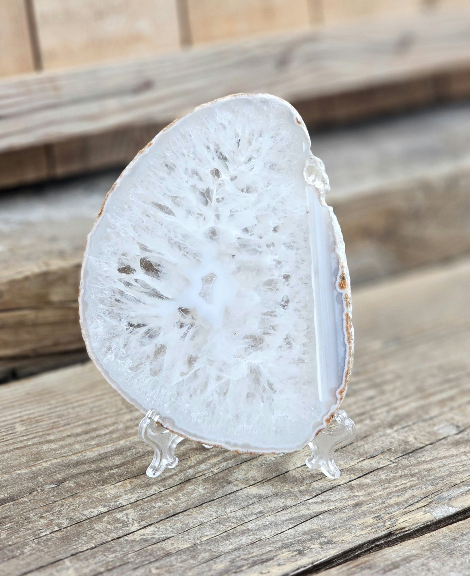 Plastställ transparent, liten