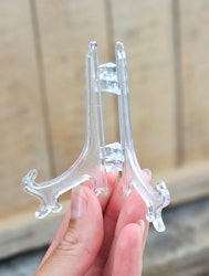 Plastställ transparent, liten