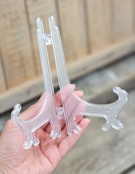 Plastställ transparent, stor