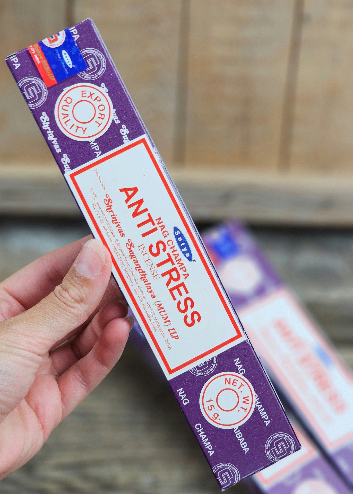 Satya - Nag Champa Anti stress, rökelsepinnar