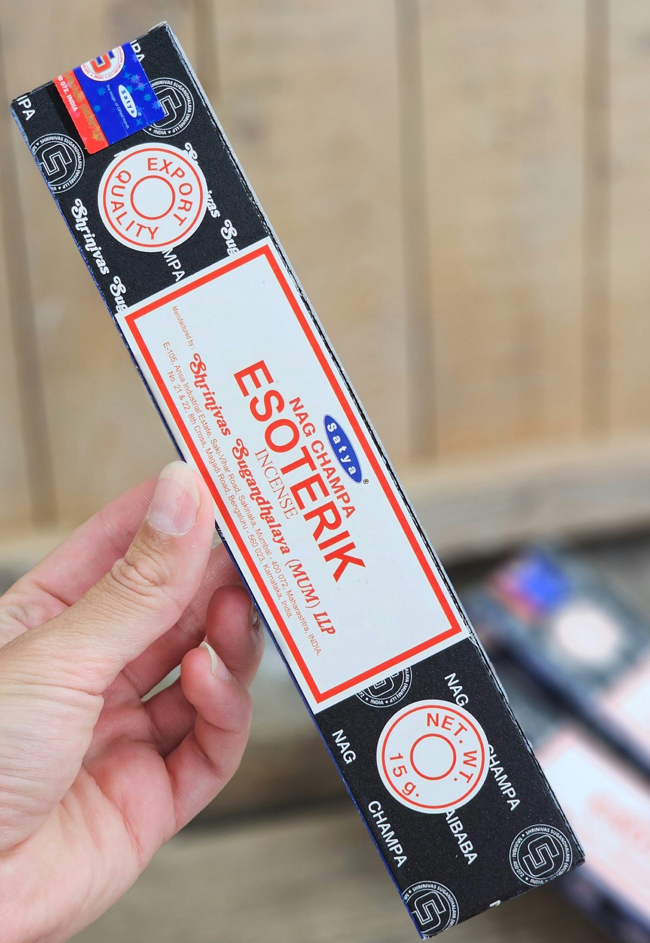 Satya - Nag Champa Esoterik, rökelsepinnar