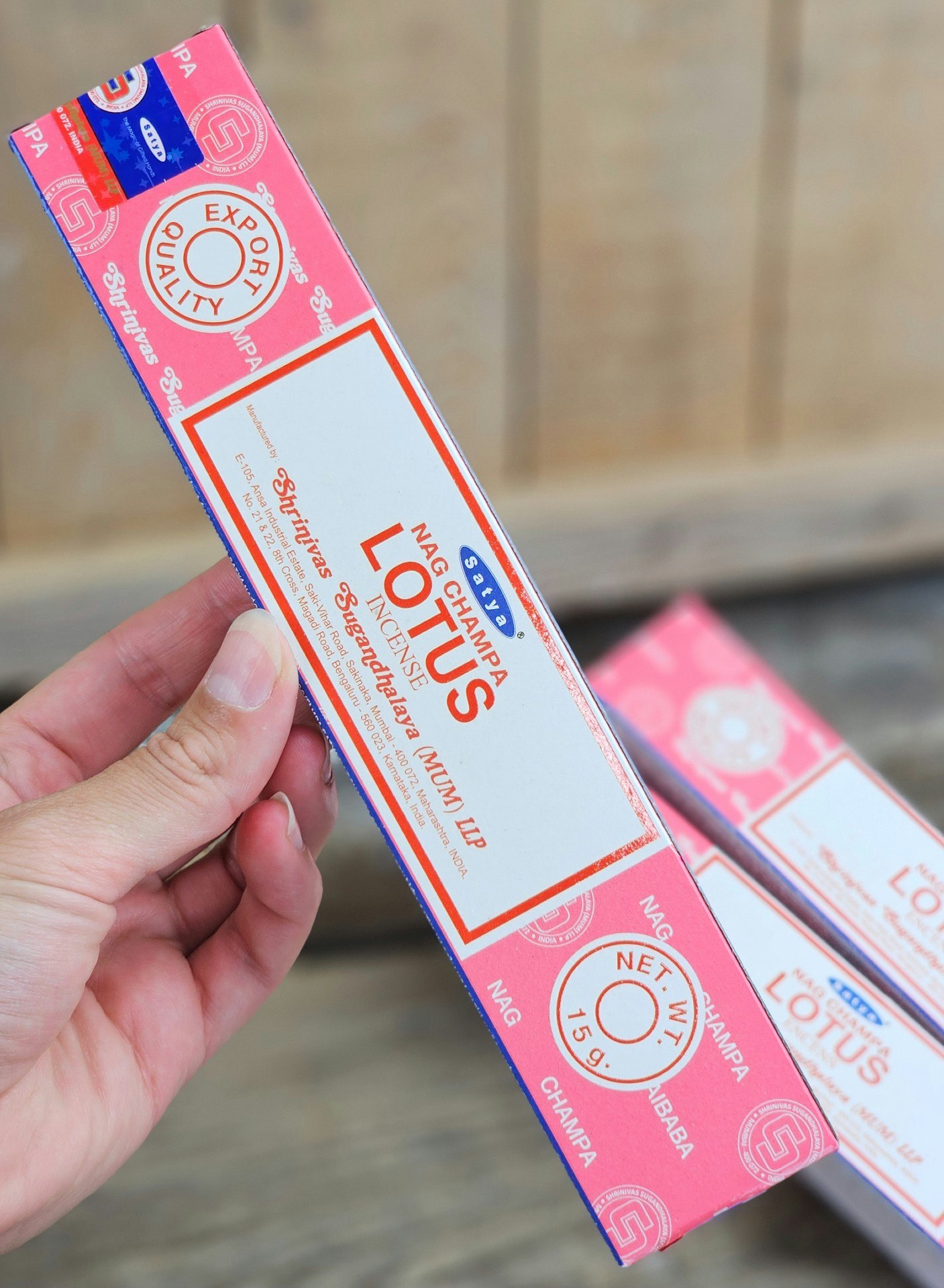 Satya - Nag Champa Lotus, rökelsepinnar